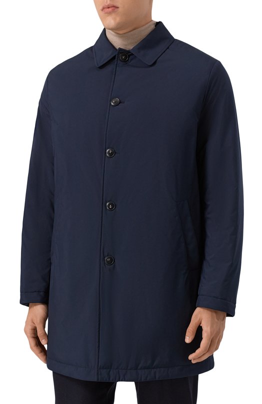 Плащ Canali 010507U/SG03357 Синий  010507U/SG03357 Фото 3