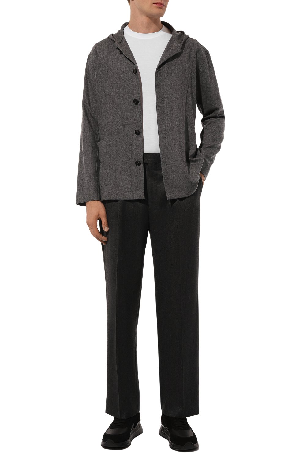 Шерстяная куртка-рубашка KITON, арт. UMCLUCAK0123E02, фото 2