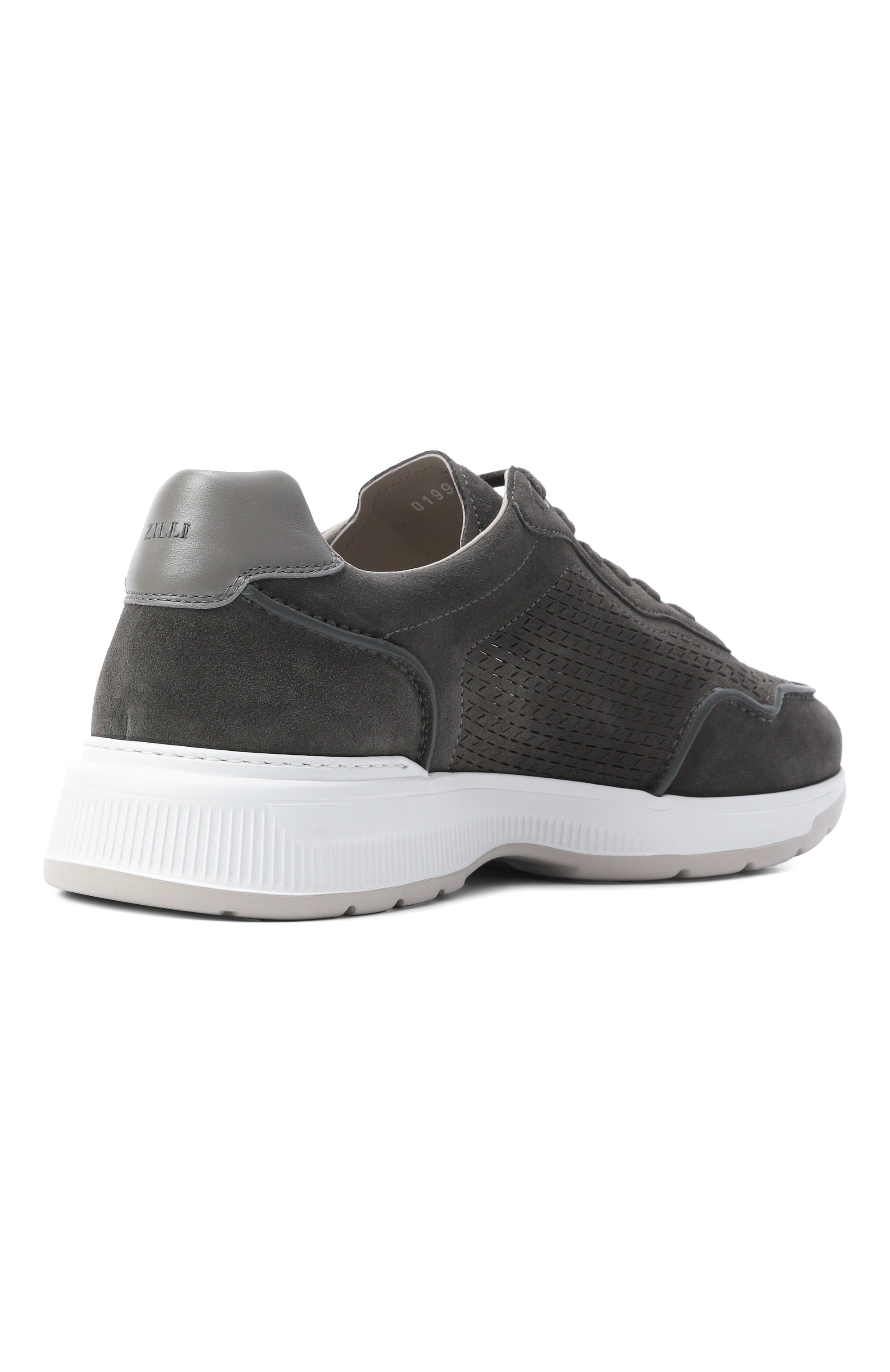 Замшевые кроссовки ZILLI, арт. H0199AM1194VZEV06, фото 4