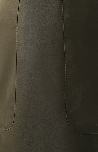 Хлопковая юбка JIL SANDER NAVY хаки цвета по цене 19950 руб., арт. JNWM3503A/JM2434, фото 5 Хлопковая юбка JIL SANDER NAVY, арт. JNWM3503A/JM2434, фото 5