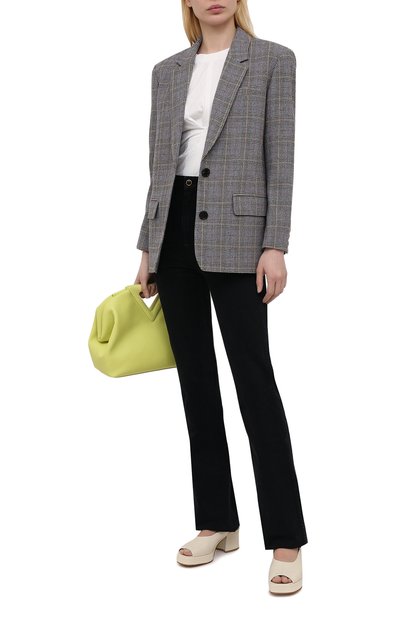 Хлопковая футболка ISABEL MARANT белого цвета по цене 37650 руб., арт. TS0788-21E033I/S0Y0NA, фото 2 Хлопковая футболка ISABEL MARANT, арт. TS0788-21E033I/S0Y0NA, фото 2