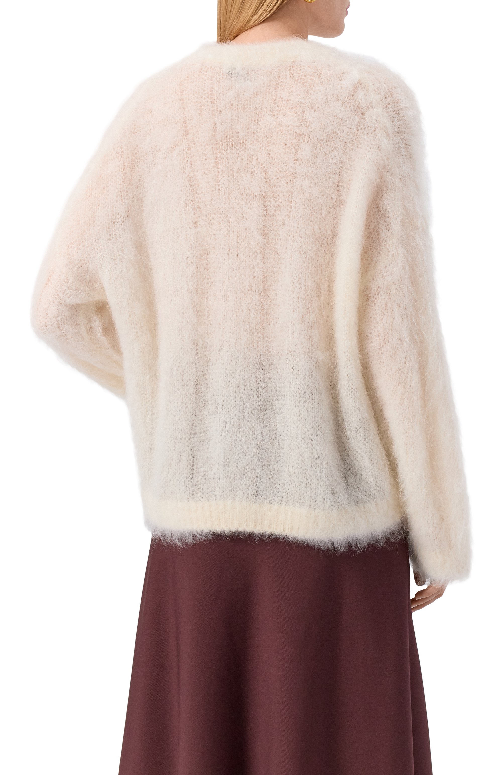 Свитер из шерсти и шелка BRUNELLO CUCINELLI, арт. MLD346100, фото 4