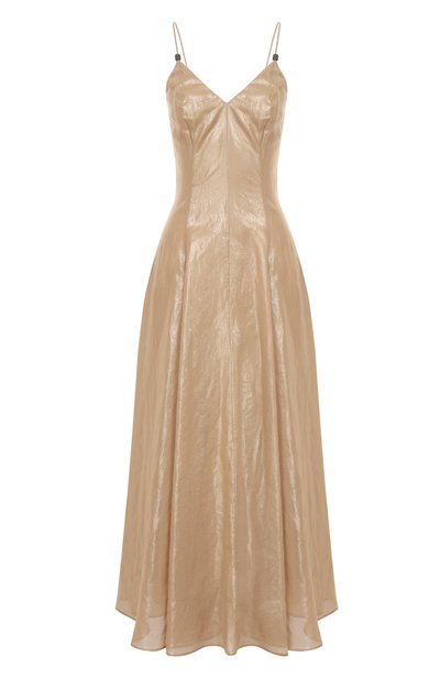 Женское хлопковое платье BRUNELLO CUCINELLI, арт. MP950A5352