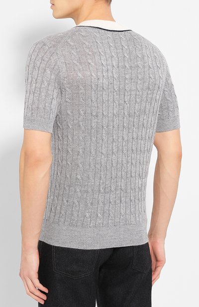 Пуловер с короткими рукавами BRUNELLO CUCINELLI, арт. M2L79032, фото 4