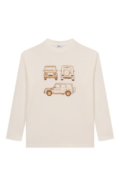 Хлопковый лонгслив IL GUFO, арт. A25GTA0023MF002/10-14