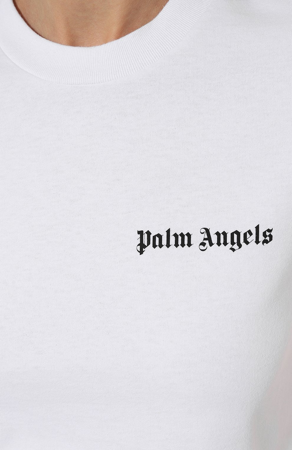Хлопковая футболка PALM ANGELS, арт. PWAA044C99JER0020110, фото 5