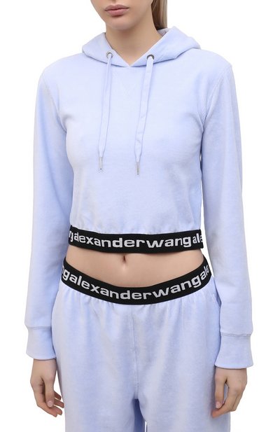 Вельветовое худи ALEXANDERWANG.T, арт. 4CC1211197, фото 3