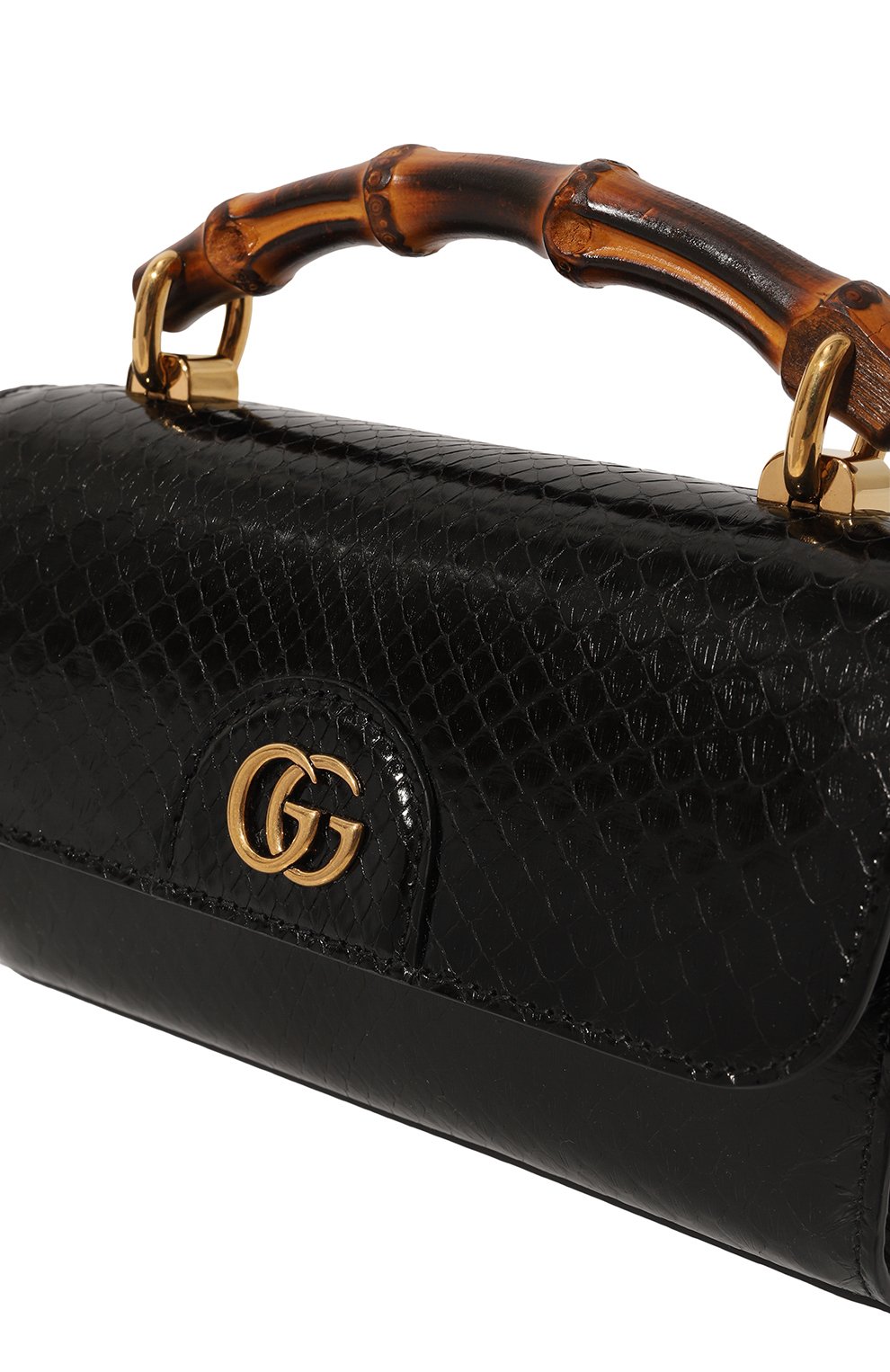 Сумка diana mini из кожи питона GUCCI, арт. 675795 LJM0T, фото 3