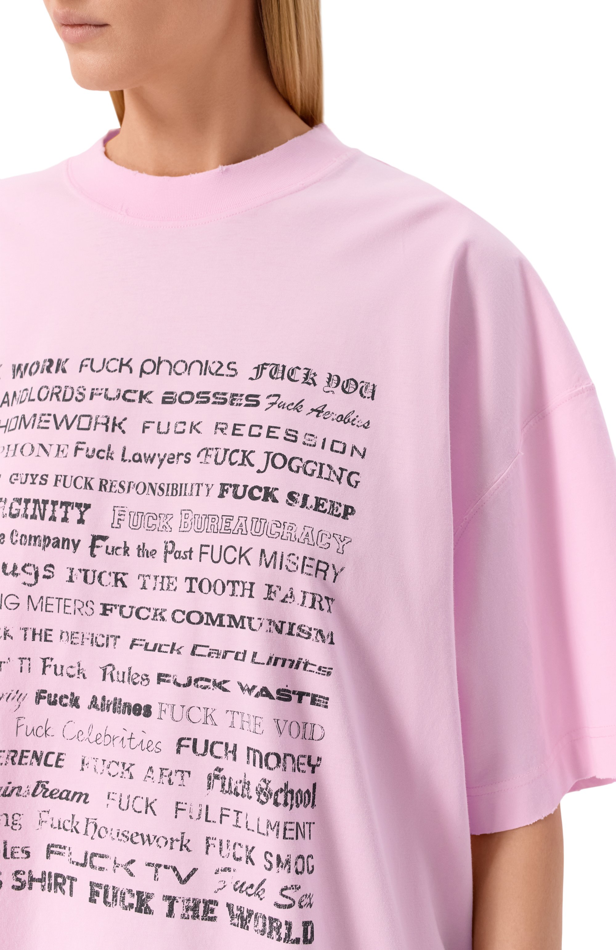 Хлопковая футболка VETEMENTS, арт. ME76TR210PX/1200 LIGHT JERSEY, фото 8