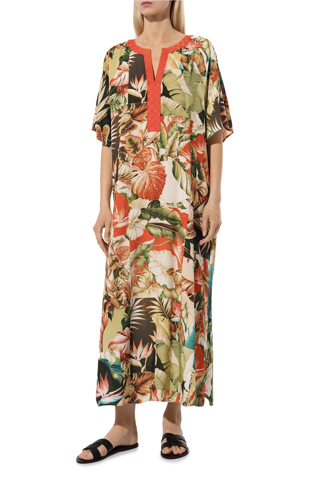 Туника из вискозы MARYAN MEHLHORN разноцветного цвета по цене 49280 руб., арт. M3250506, фото 3 Туника из вискозы MARYAN MEHLHORN, арт. M3250506, фото 3