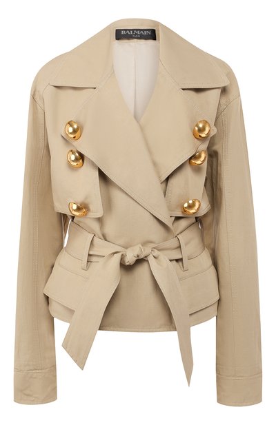 Куртка из смеси хлопка и льна BALMAIN, арт. RF18252/C103, фото 1