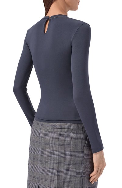 Хлопковый лонгслив BRUNELLO CUCINELLI, арт. MPTC8BJ300, фото 4