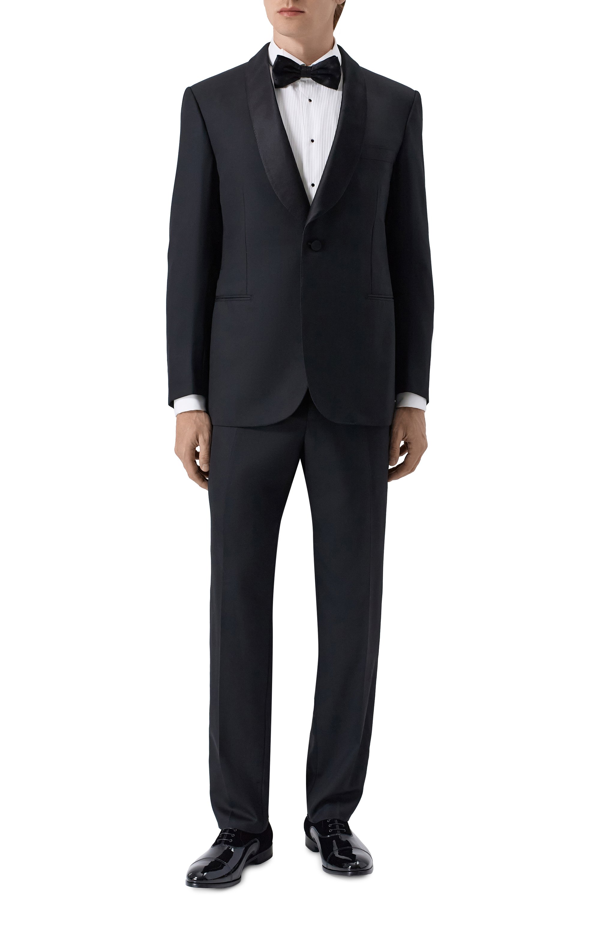 Комбинированные оксфорды DOUCAL'S черного цвета по цене 64350 руб., арт. DU3528RENNPF835N, фото 2 Комбинированные оксфорды DOUCAL'S, арт. DU3528RENNPF835N, фото 2