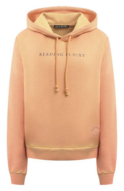 Женский хлопковое худи ACNE STUDIOS, арт. FA-UX-SWEA000139