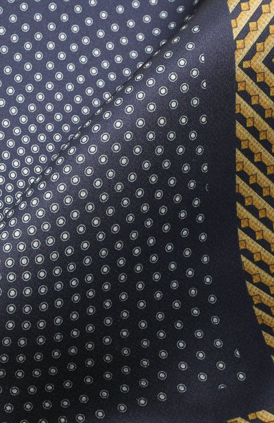 Шелковый платок ZILLI синего цвета по цене 9900 руб., арт. 51606/HANDKERCHIEF, фото 2 Шелковый платок ZILLI, арт. 51606/HANDKERCHIEF, фото 2