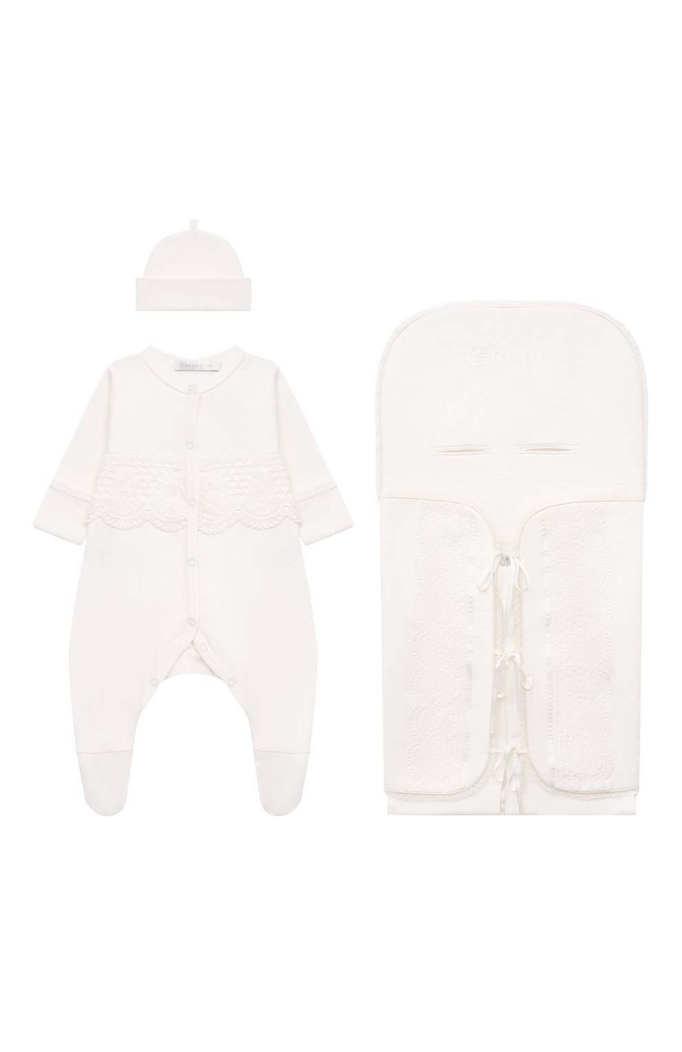 Хлопковый комплект на выписку CHEPE, арт. 071059, фото 1