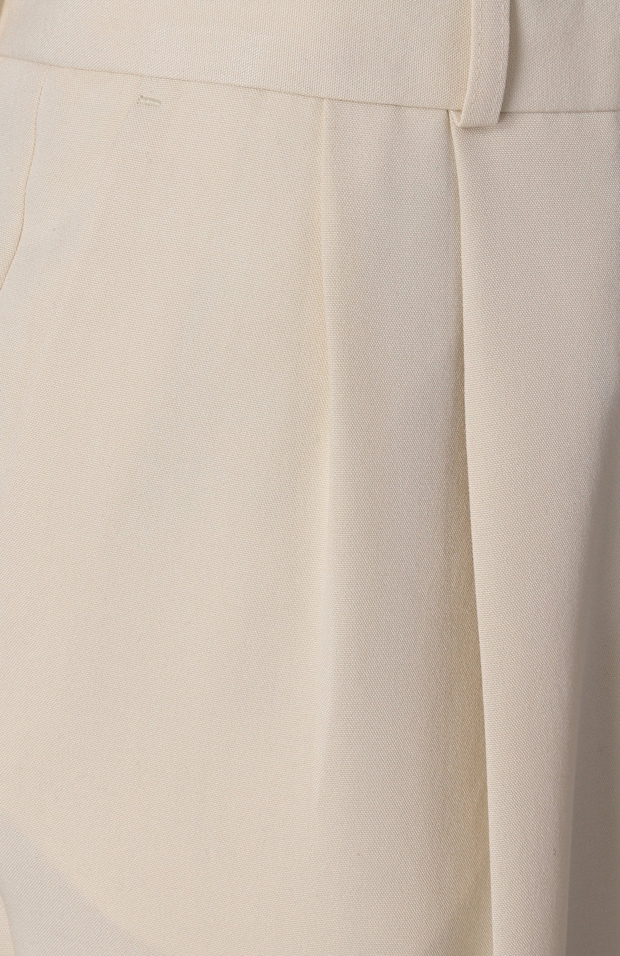 Брюки из вискозы TOTEME кремового цвета по цене 61550 руб., арт. 234-WRB847-FB0065, фото 6 Брюки из вискозы TOTEME, арт. 234-WRB847-FB0065, фото 6