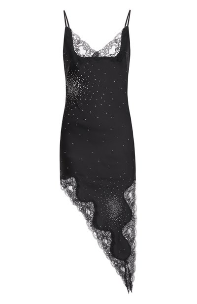 Женское платье с отделкой стразами GIUSEPPE DI MORABITO, арт. 05FWDR470YC 05300