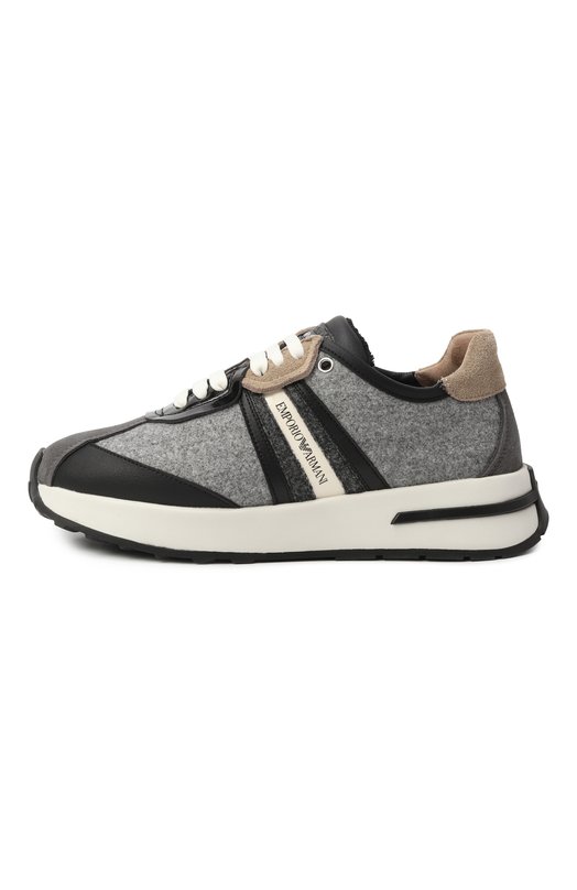 Комбинированные кроссовки Emporio Armani EW003060/AF19772 Серый  EW003060/AF19772 Фото 4