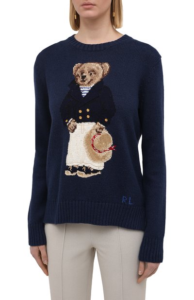 Свитер из хлопка и льна POLO RALPH LAUREN, арт. 211827666, фото 3