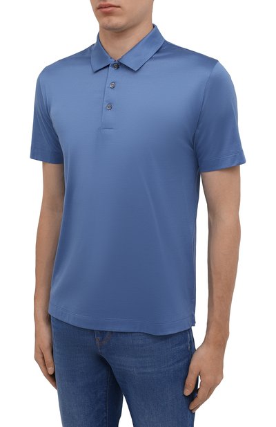 Хлопковое поло CANALI, арт. T0238/MJ00002, фото 3