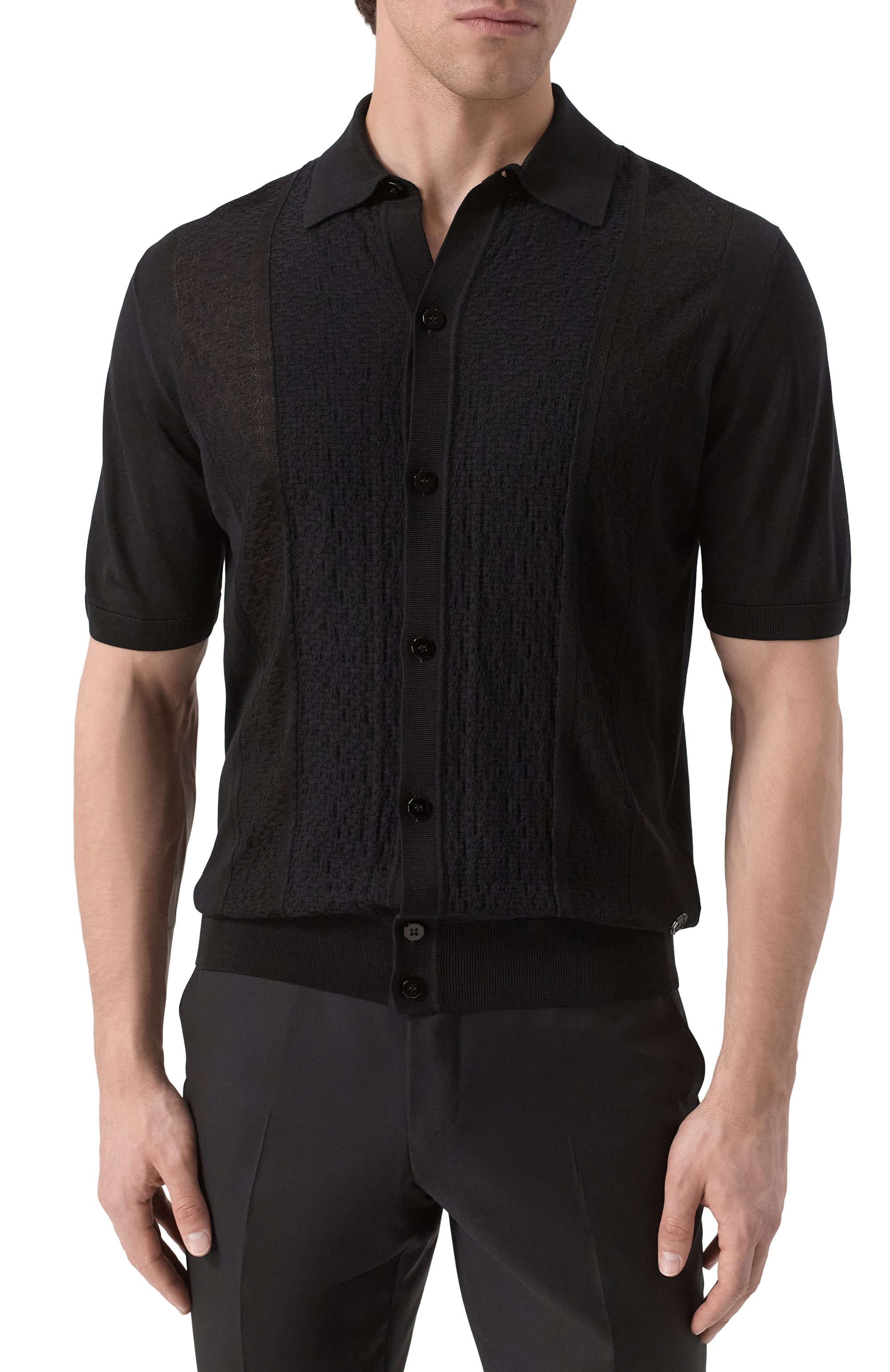 Рубашка из шелка и хлопка STEFANO RICCI, �арт. K212030PAM/F25295, фото 3