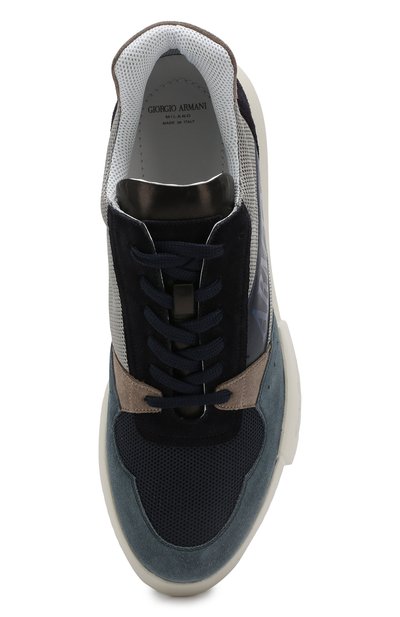 Кожаные кроссовки GIORGIO ARMANI, а рт. X2X080/XL923, фото 5