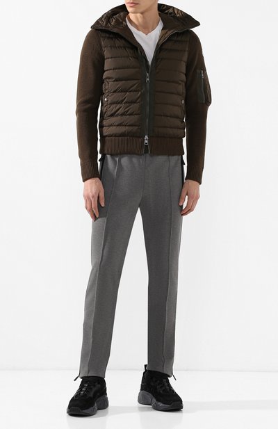 Кардиган на молнии с утепленной вставкой и капюшоном MONCLER, арт. D2-091-94028-00-94789, фото 2