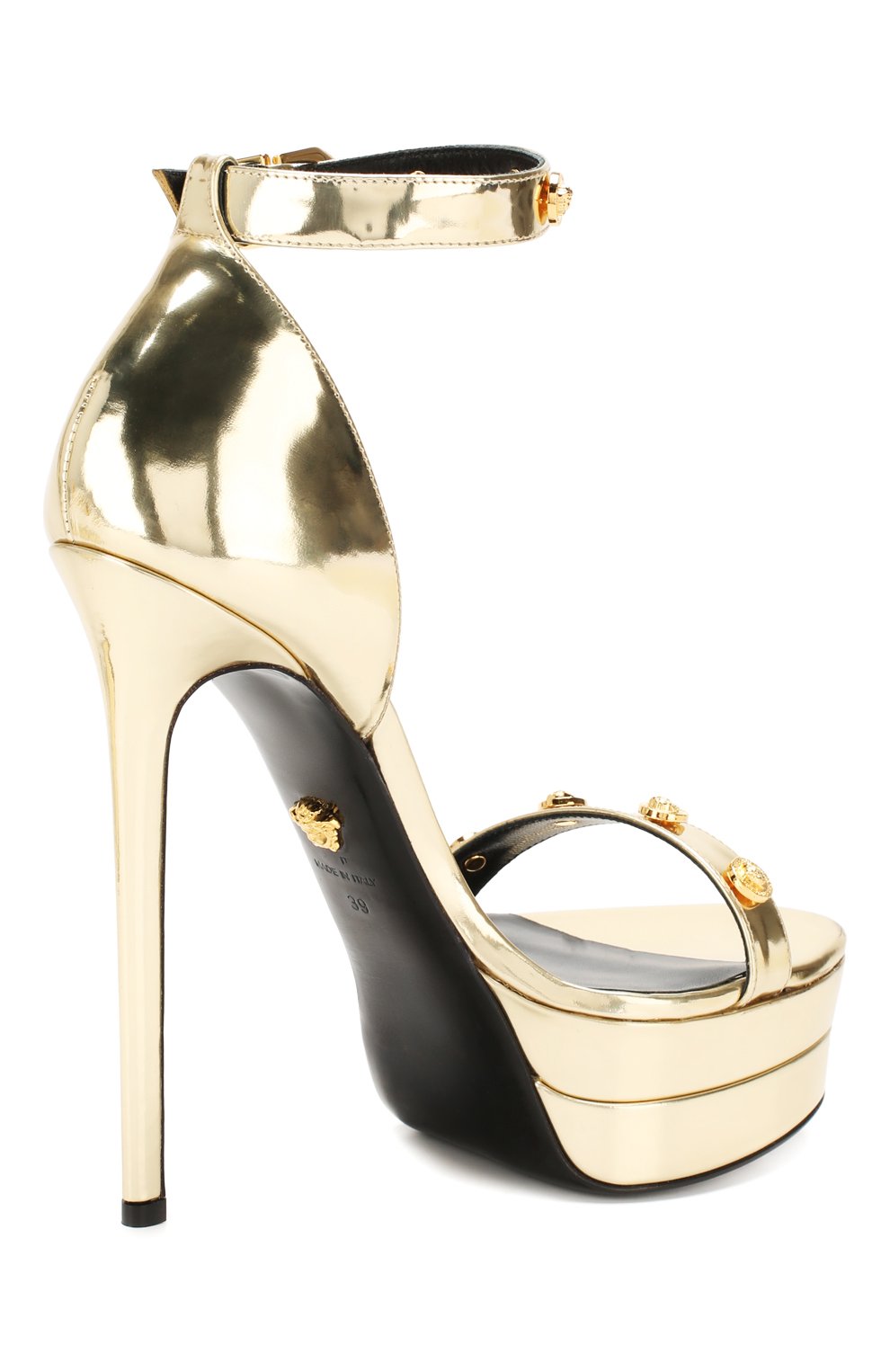 Кожаные босоножки tribute VERSACE, арт. DSR935S/DVTSP, фото 4