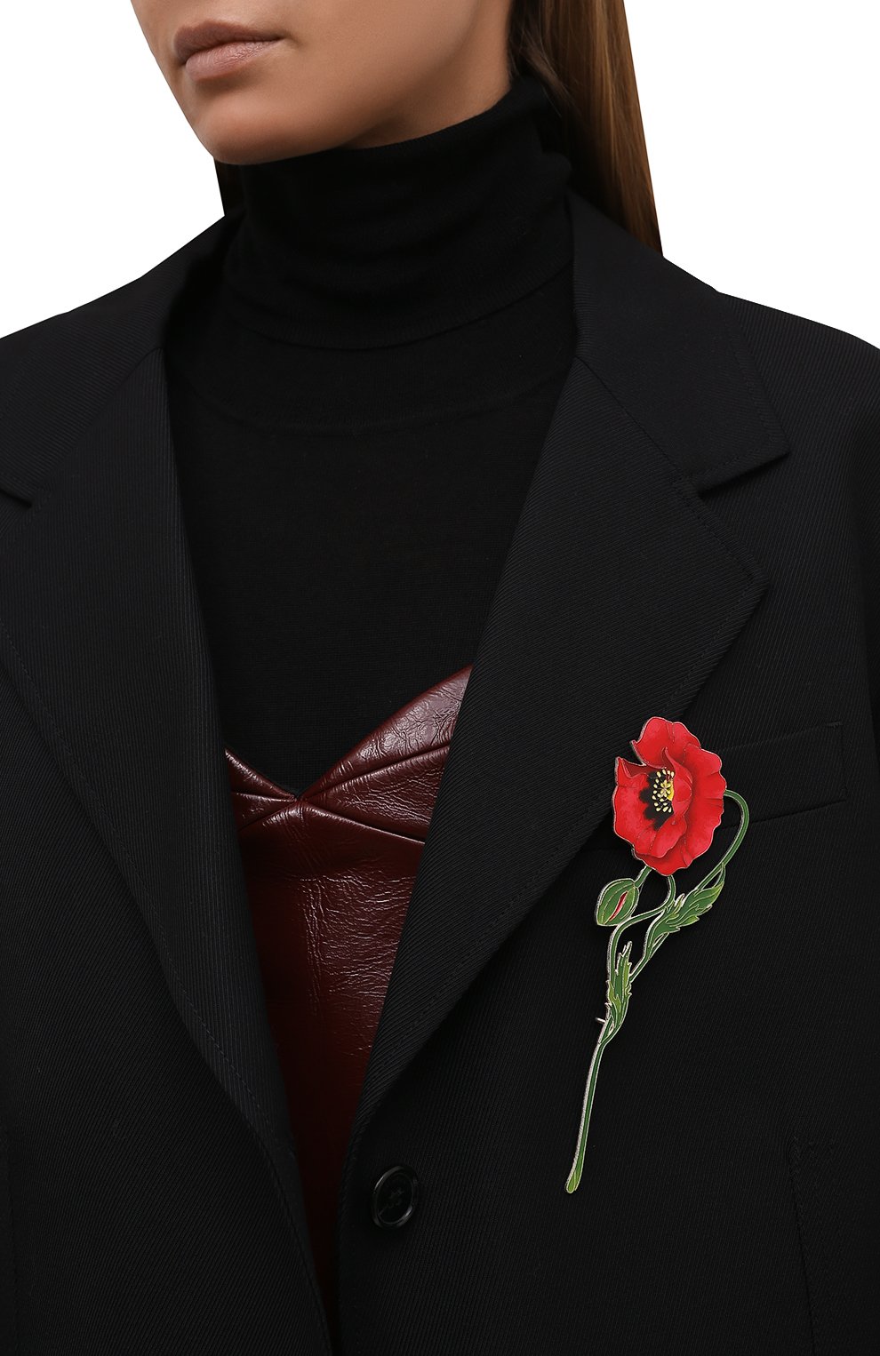 Брошь мак РУССКИЕ САМОЦВЕТЫ, арт. 41543, фото 2