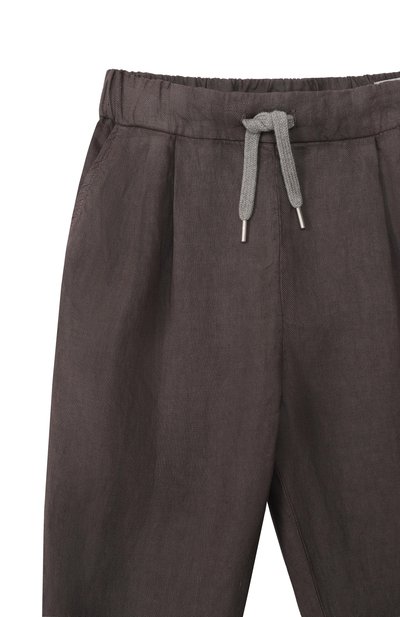 Льняные брюки BRUNELLO CUCINELLI, арт. B243DP113C, фото 3