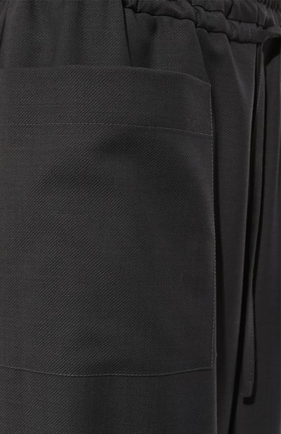 Шерстяные брюки JM STUDIO серого цвета по цене 25970 руб., арт. FW242505, фото 5 Шерстяные брюки JM STUDIO, арт. FW242505, фото 5