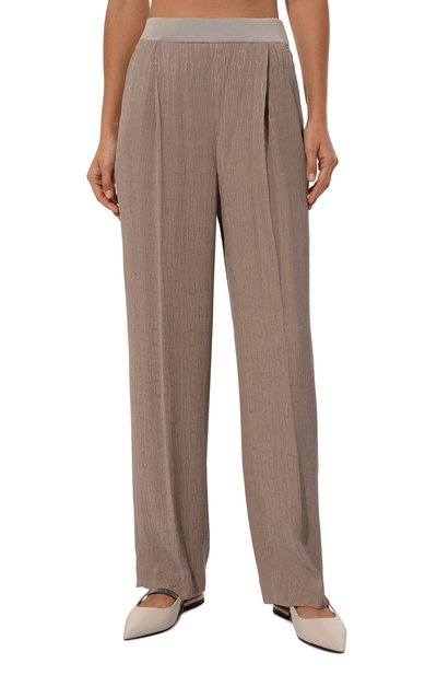 Шелковые брюки AGNONA, арт. T70608E/S5029E, фото 3