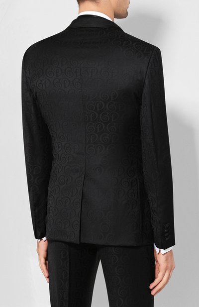 Шерстяной смокинг-тройка DOLCE & GABBANA, арт. GK5EMT/FJ2BN, фото 3