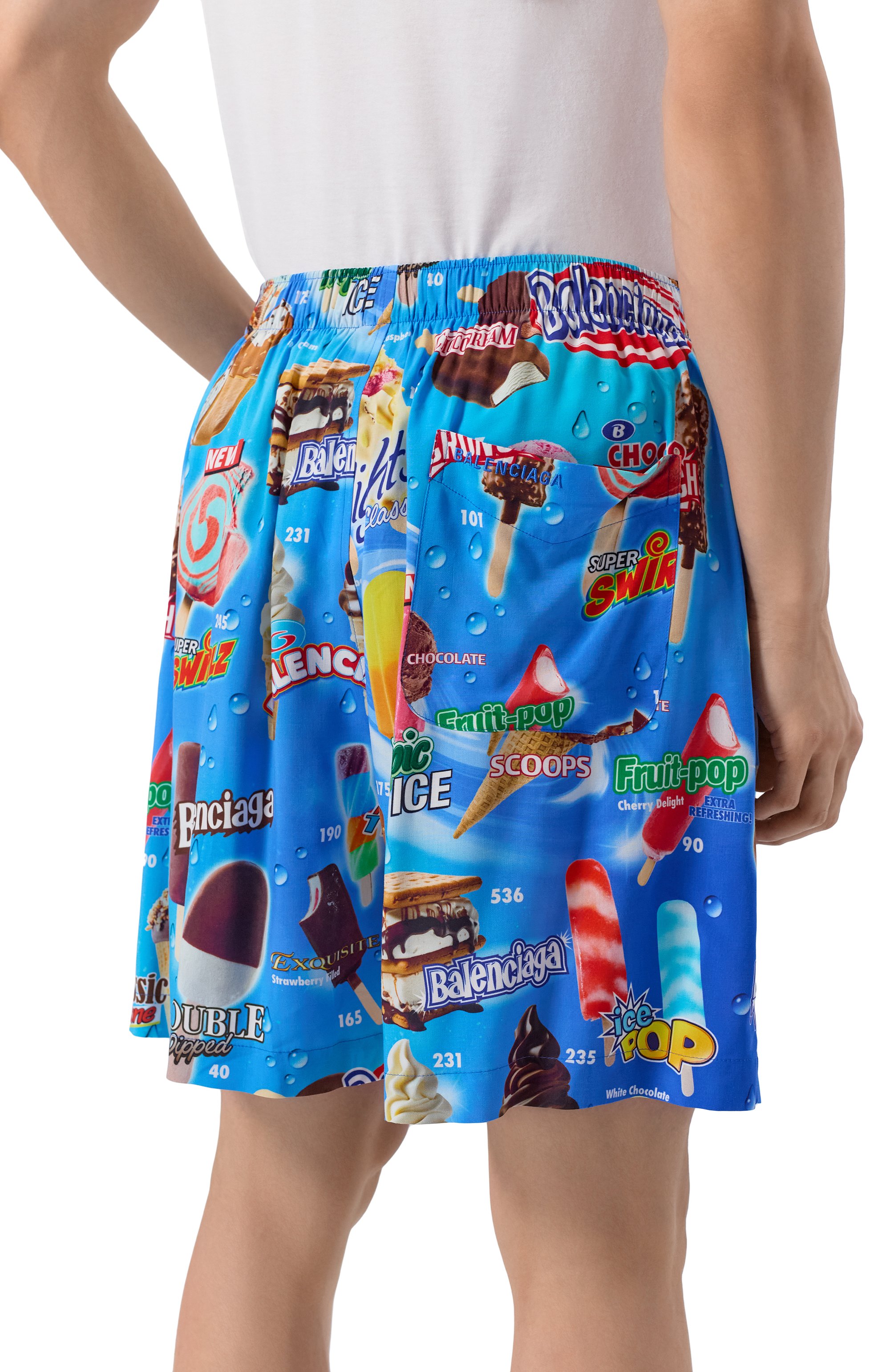 Шорты из вискозы BALENCIAGA, арт. 850715/TTL24, фото 4