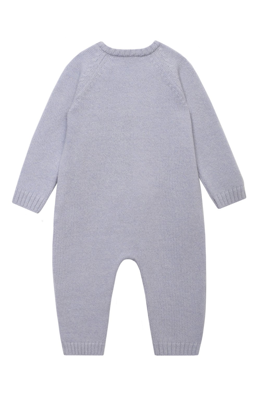 Шерстяной комбинезон BABY T голубого цвета по цене 11900 руб., арт. 21AI051T/1M-12M, фото 2 Шерстяной комбинезон BABY T, арт. 21AI051T/1M-12M, фото 2