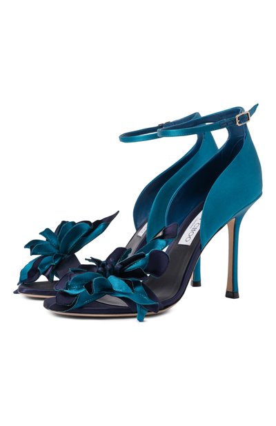 Женские текстильные босоножки coko 100 JIMMY CHOO, арт. C0K0 100/KRQ