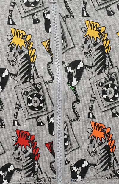 Хлопковая толстовка STELLA MCCARTNEY серого цвета по цене 5480 руб., арт. 601023/SPJ84, фото 3 Хлопковая толстовка STELLA MCCARTNEY, арт. 601023/SPJ84, фото 3