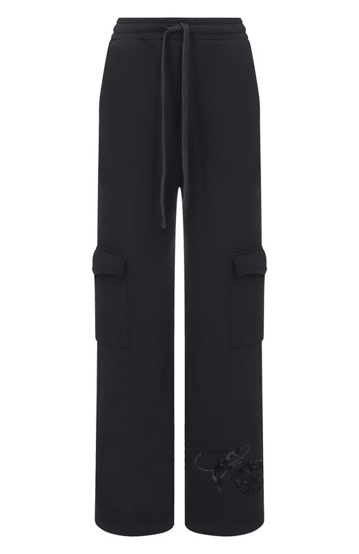 Хлопковые брюки-карго Comme des Fuckdown CFABW01398 Чёрный CFABW01398