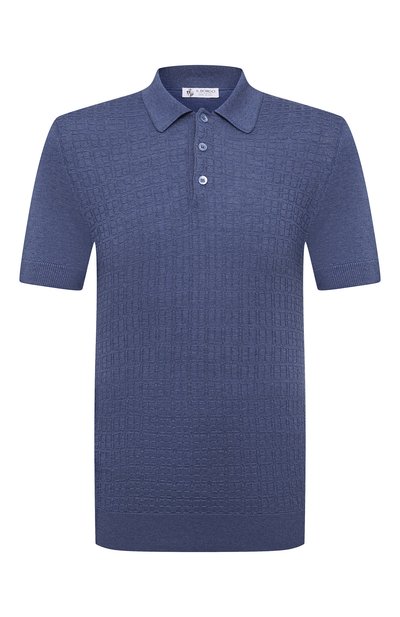 Поло из шелка и хлопка IL BORGO CASHMERE, арт. 57-1090-M0DG0, фото 1