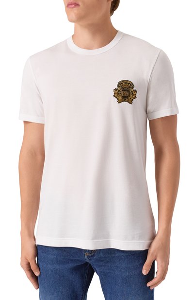 Хлопковая футболка DOLCE & GABBANA, арт. G8PV1Z/G7PJ5, фото 3