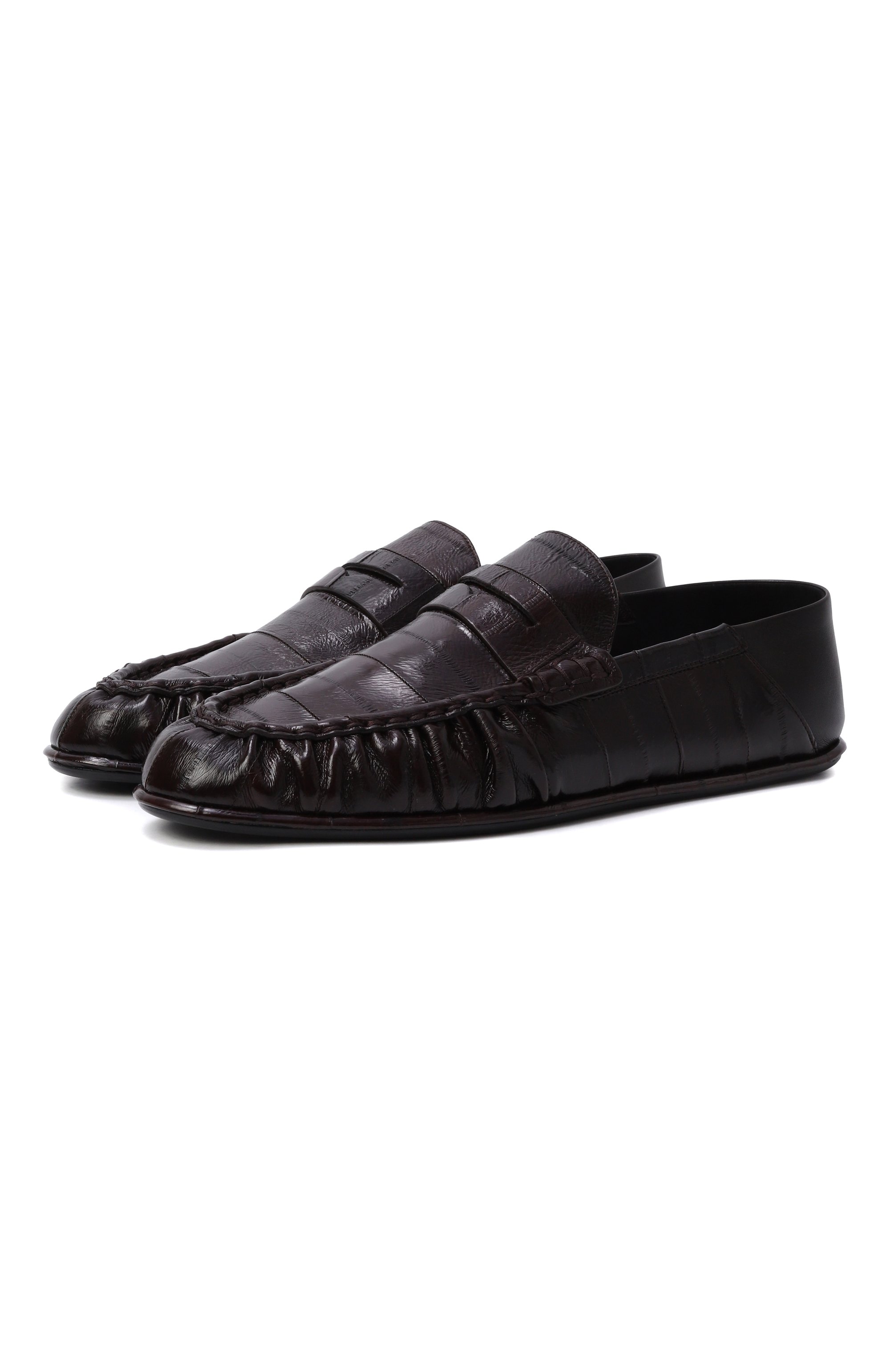 Кожаные пенни-лоферы le loafer SAINT LAURENT, арт. 800728/0WXAB, фото 1