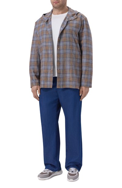 Рубашка из шерсти и шелка KITON, арт. UMCPETEK0628G, фото 2