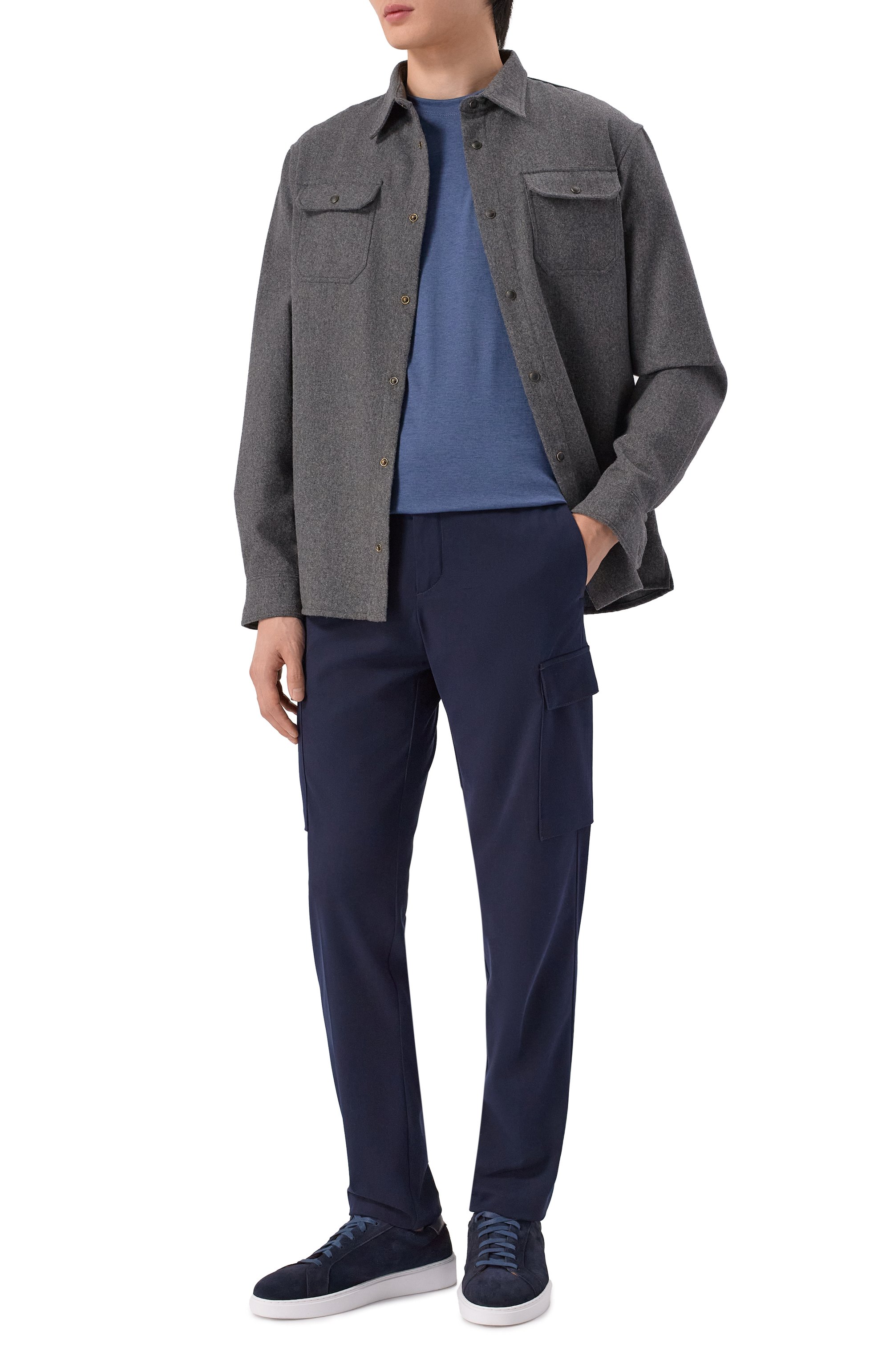 Футболка из хлопка и лиоцелла PAUL&SHARK, арт. 25411026, фото 2