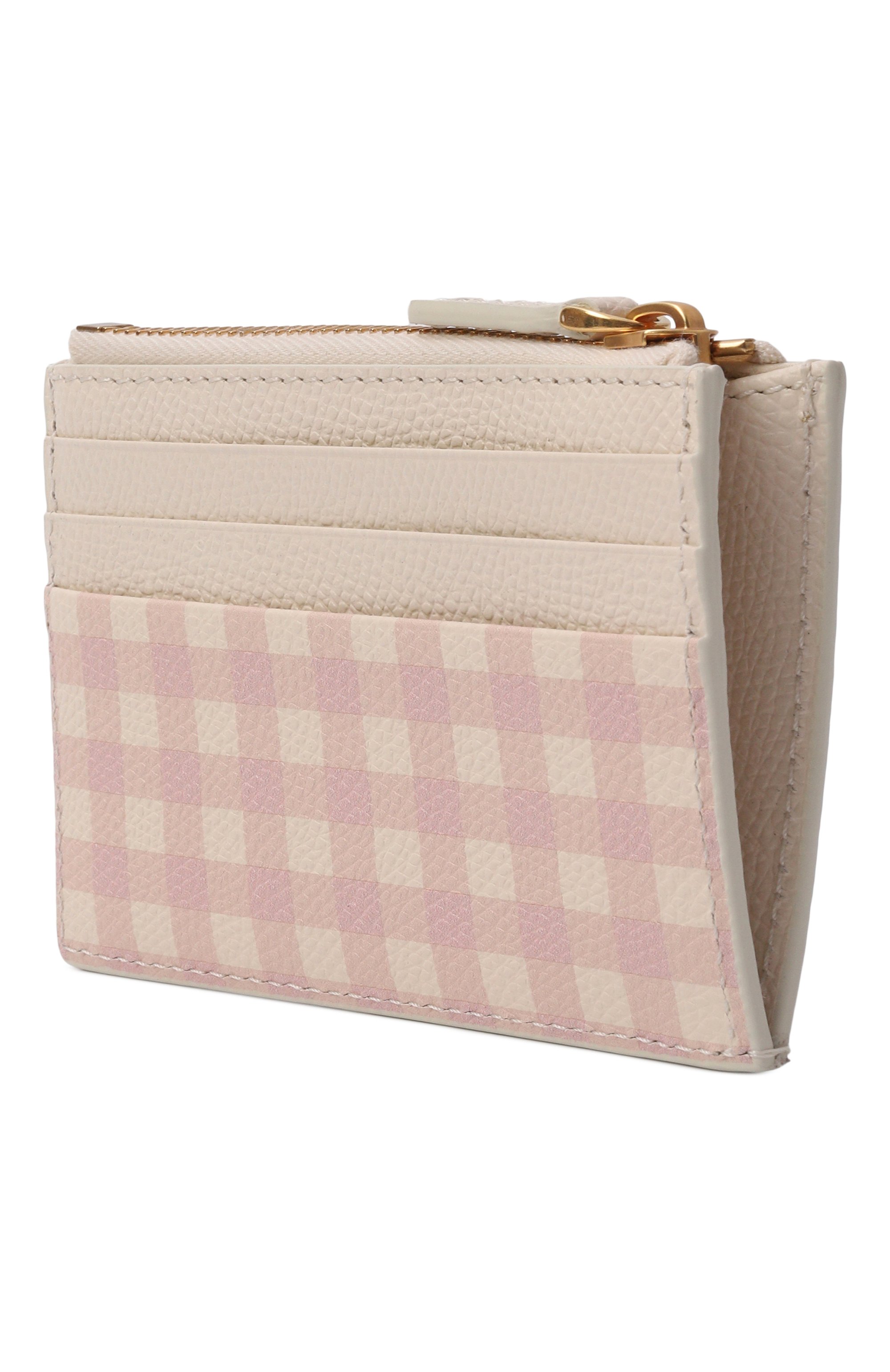 Кожаный футляр для кредитных карт VALENTINO светло-розового цвета по цене 42450 руб., арт. 8W2P0AK9/JVH, фото 2 Кожаный футляр для кредитных карт VALENTINO, арт. 8W2P0AK9/JVH, фото 2