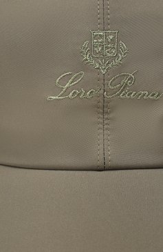 Мужская бейсболка LORO PIANA хаки цвета, арт. FAB1977 | Фото 3 (Статус проверки: Проверена категория, Проверено; Материал: Текстиль, Синтетический материал; Нос: Не проставлено)