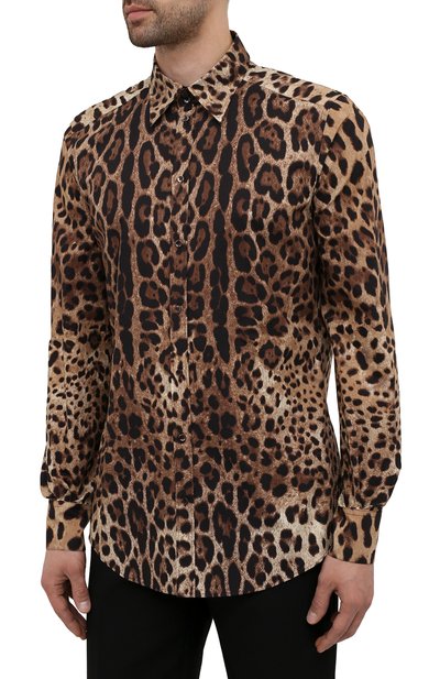 Хлопковая рубашка DOLCE & GABBANA, арт. G5IY0T/HS5E3, фото 3