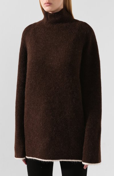 Свитер BY MALENE BIRGER коричневого цвета по цене 24950 руб., арт. Q67273018/ELLIS0N, фото 3 Свитер BY MALENE BIRGER, арт. Q67273018/ELLIS0N, фото 3