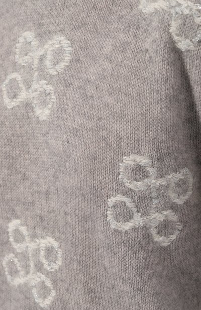 Кашемировый свитер AND THE BRAND серого цвета по цене 63800 руб., арт. W24-JM032-1001-901, фото 5 Кашемировый свитер AND THE BRAND, арт. W24-JM032-1001-901, фото 5