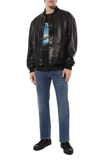 Джинсы 7 FOR ALL MANKIND синего цвета по цене 29900 руб., арт. JSMNB800EM, фото 2 Джинсы 7 FOR ALL MANKIND, арт. JSMNB800EM, фото 2